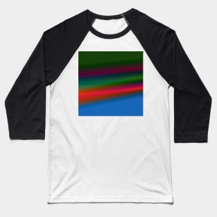 red blue green pink texture art Baseball T-Shirt